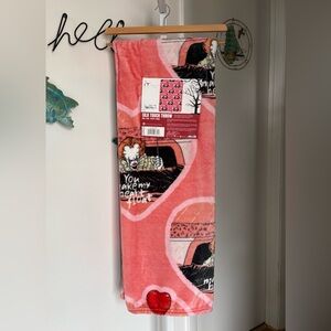 NEW IT Chapter 2 Floaty Heart Throw Blanket 50”x70” Valentines Pennywise VIRAL